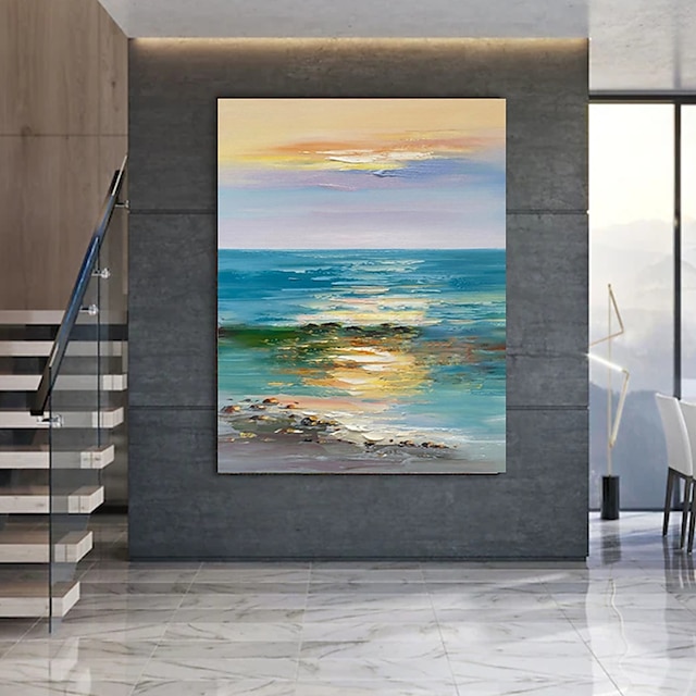 Oil Painting Hand-painted Wall Art Aabstract Knife PaintingLandscape Home Decoration Decorative Roll Canvas Frameless Unstretched