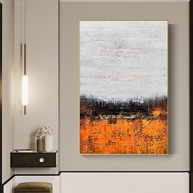 Mintura Handmade Abstract Texture Oil Paintings On Canvas Wall Art Decoration Modern Picture For Home Decor Rolled Frameless Unstretched Painting
