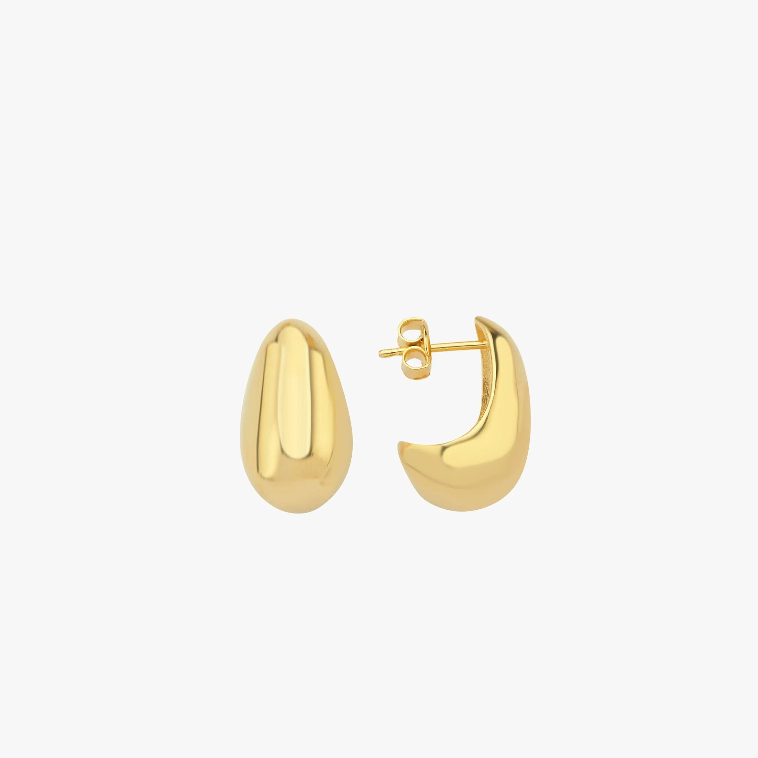 Teardrop Earrings 18K Gold Vermeil