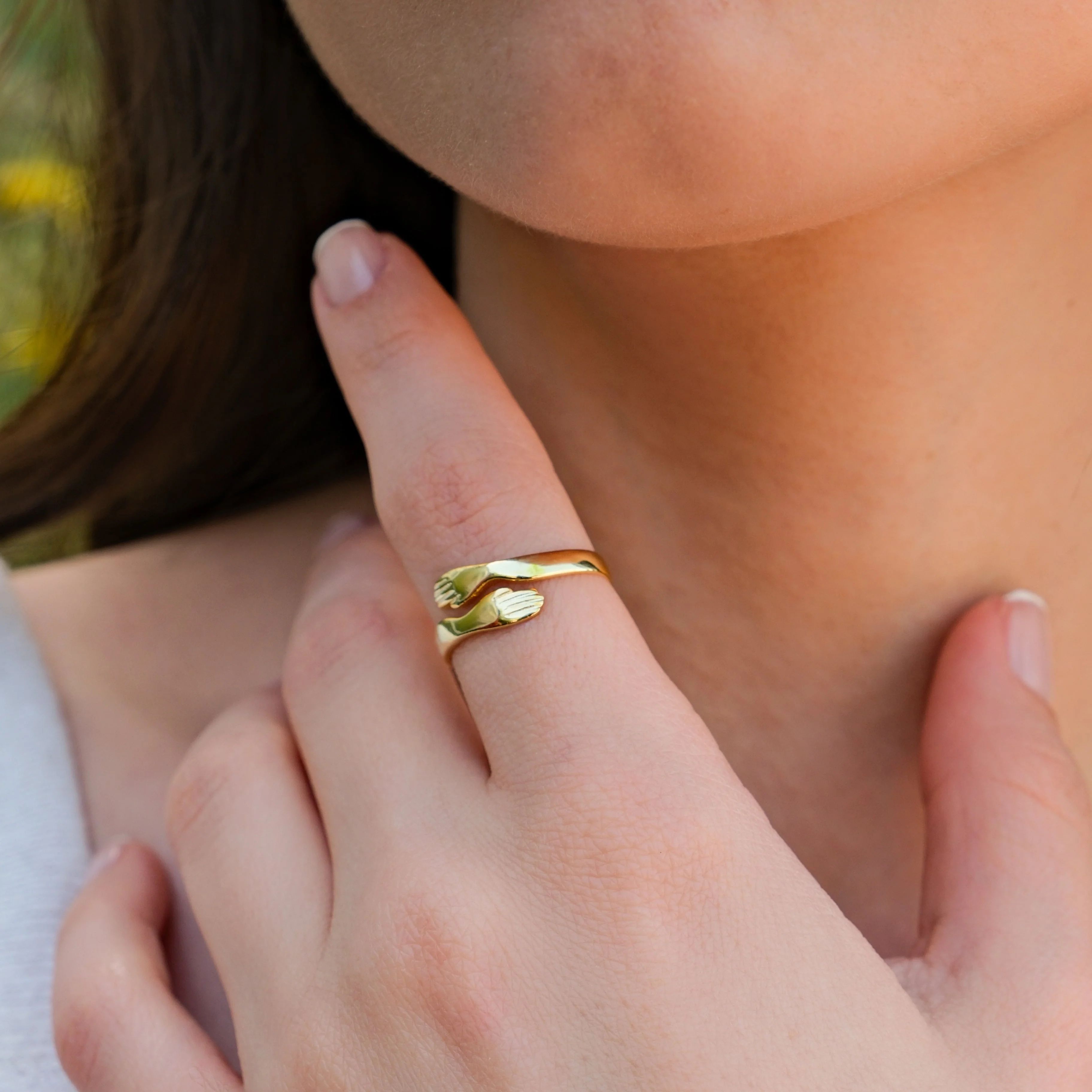 Hug Ring 14K Gold Vermeil