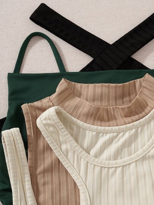 1pc Drawstring Cami Top amp 2pcs Tank Top amp 1pc