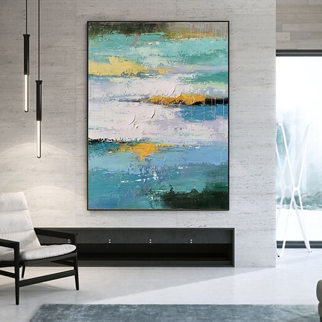 Oil Painting Hand-painted Wall Art Aabstract Knife PaintingLandscape Home Decoration Decorative Roll Canvas Frameless Unstretched