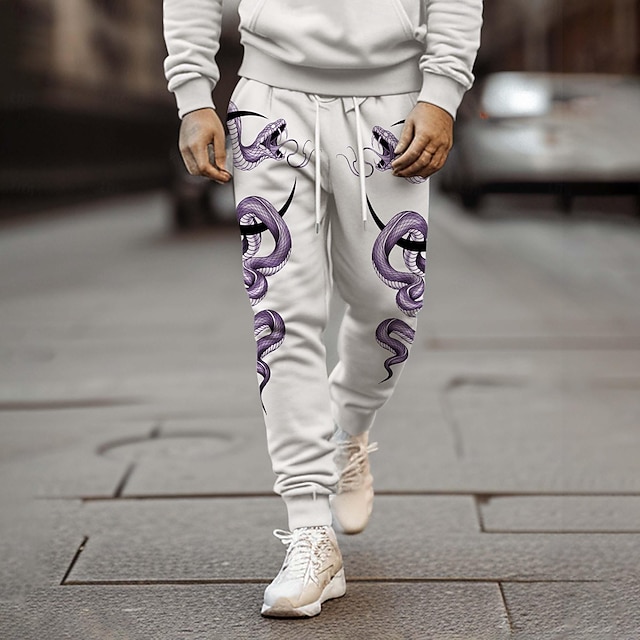 OldVanguard x Sui | Snake Punk Gothic Streetwear Sweatpants Joggers