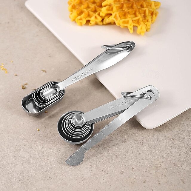 6/10pcs Measuring Cups Premium Stackable Tablespoons Measuring Spoon