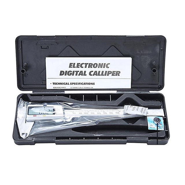 High Precision Digital Display Caliper 0-150 Mm Measuring Tools Metal Stainless Steel Vernier Caliper