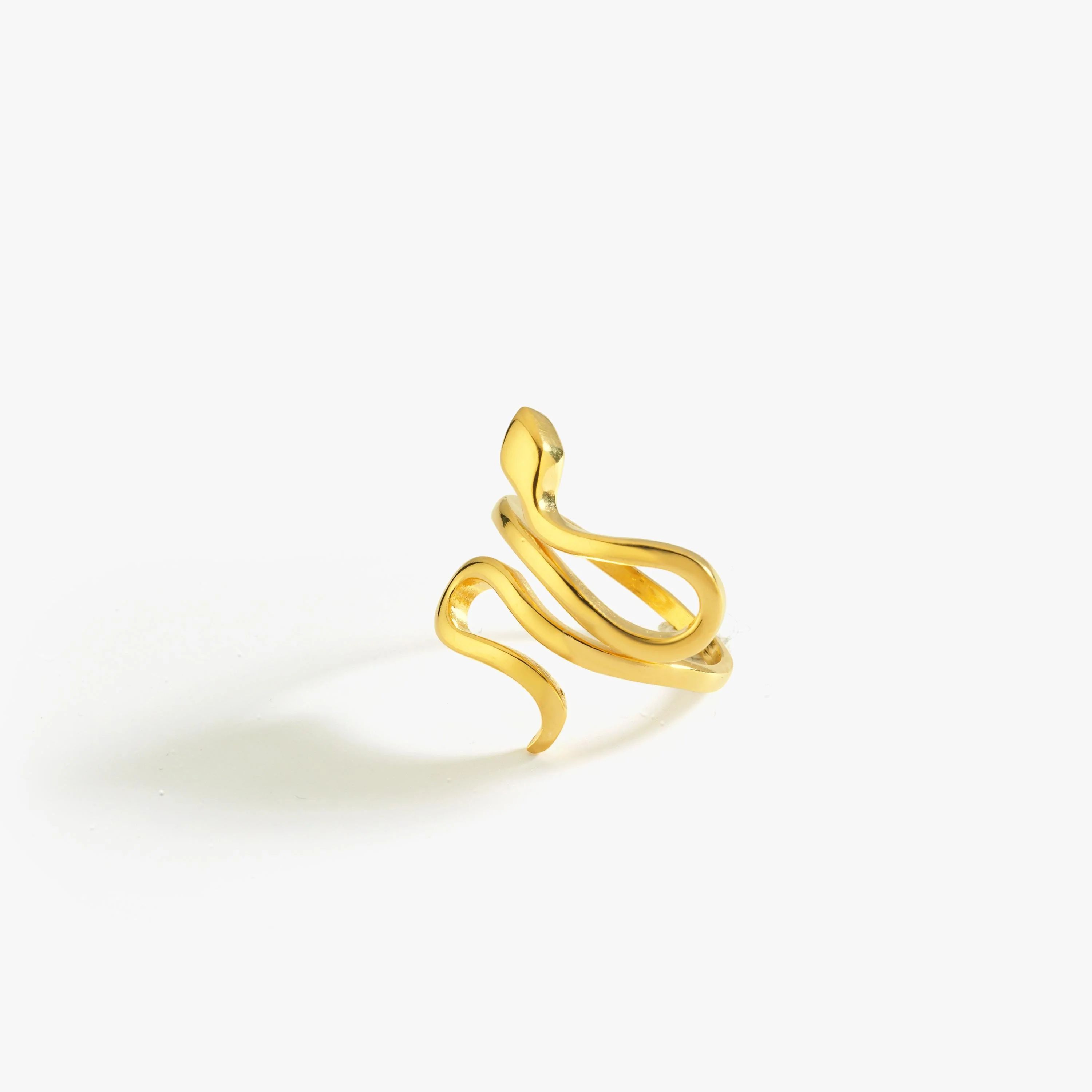 Snake Ring 18K Gold Vermeil