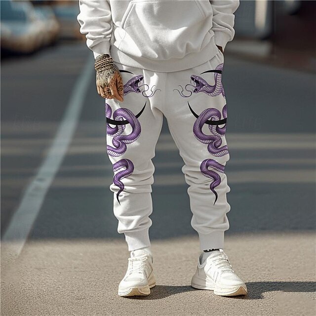 OldVanguard x Sui | Snake Punk Gothic Streetwear Sweatpants Joggers