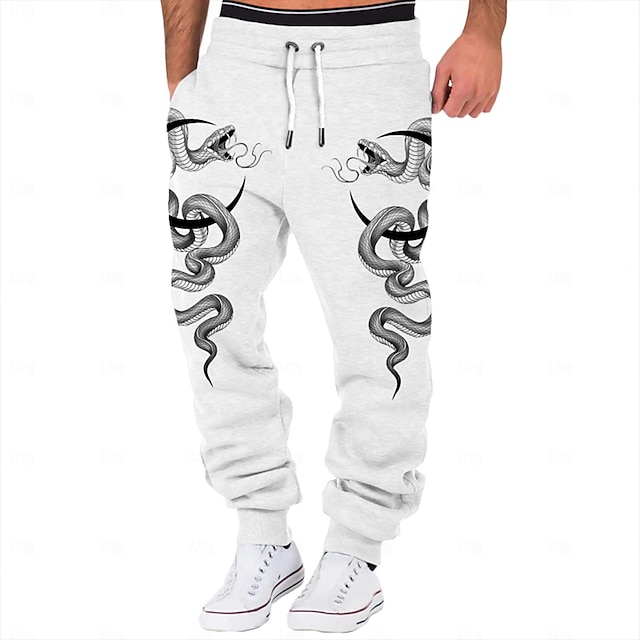 OldVanguard x Sui | Snake Punk Gothic Streetwear Sweatpants Joggers