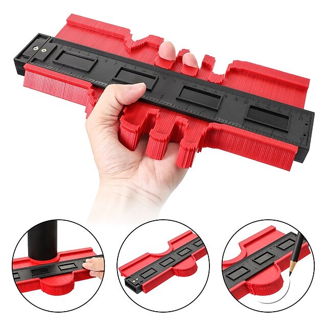 Contour Gauge Plastic Profile Copy Contour Gauges Standard Wood Marking Tool Tiling Laminate Tiles Tools Profile Measuring Tools