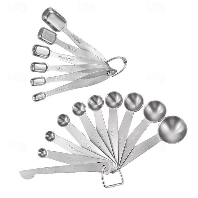 6/10pcs Measuring Cups Premium Stackable Tablespoons Measuring Spoon