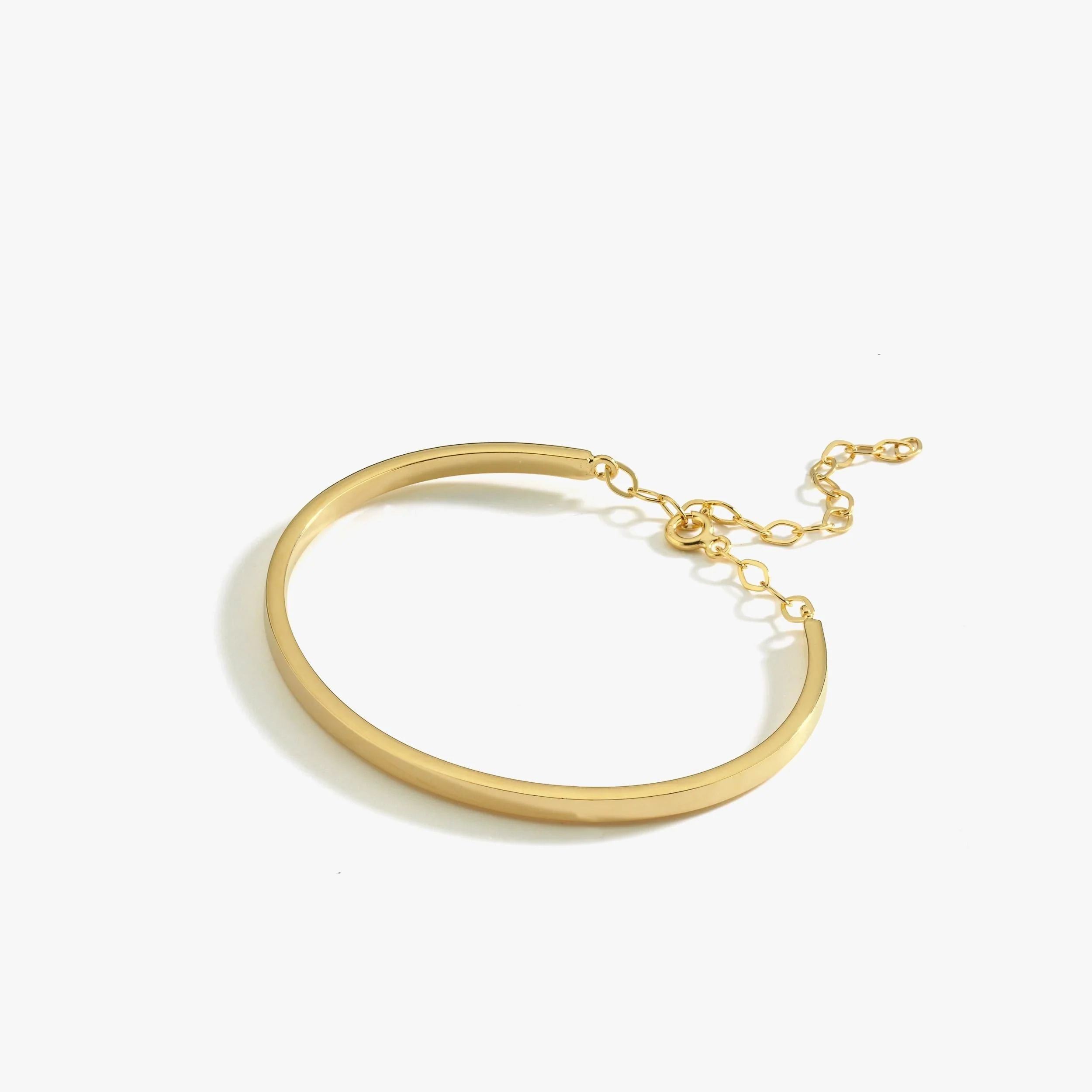 Thin Bangle Bracelet 18K Gold Vermeil