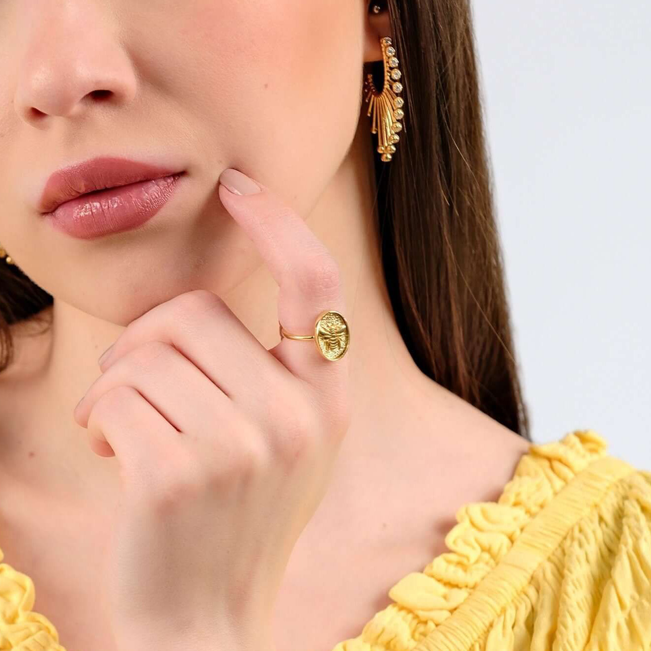 Bee Ring | 14K Gold Vermeil