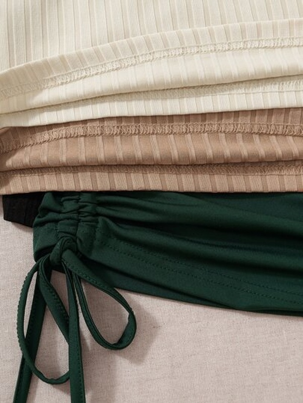 1pc Drawstring Cami Top amp 2pcs Tank Top amp 1pc