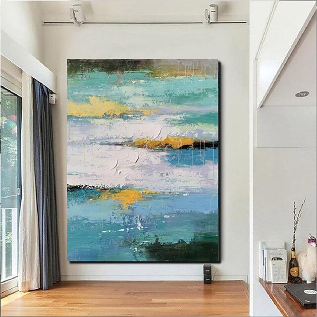 Oil Painting Hand-painted Wall Art Aabstract Knife PaintingLandscape Home Decoration Decorative Roll Canvas Frameless Unstretched