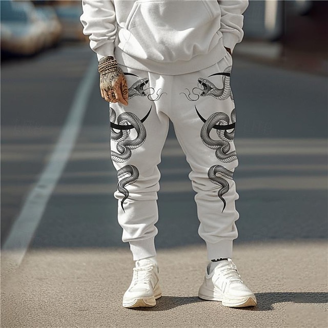 OldVanguard x Sui | Snake Punk Gothic Streetwear Sweatpants Joggers