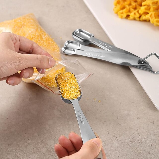 6/10pcs Measuring Cups Premium Stackable Tablespoons Measuring Spoon