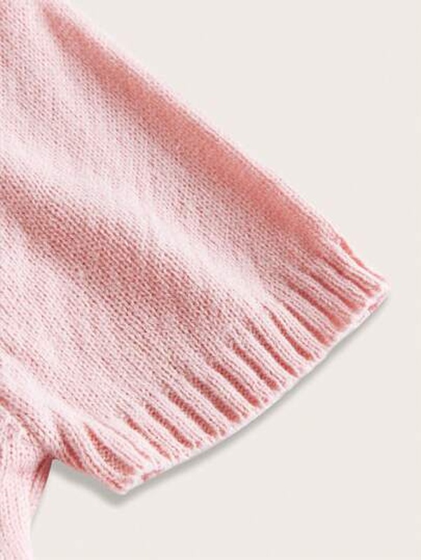 Kawaii Star Pattern Knit Top