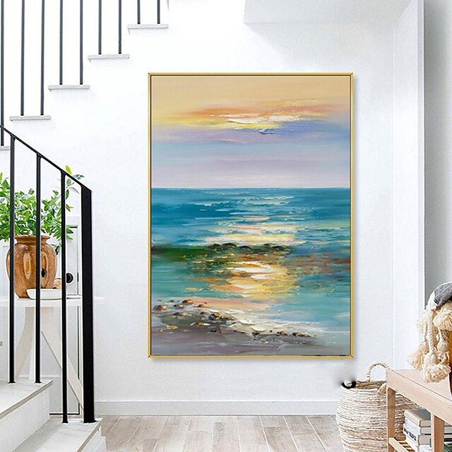 Oil Painting Hand-painted Wall Art Aabstract Knife PaintingLandscape Home Decoration Decorative Roll Canvas Frameless Unstretched