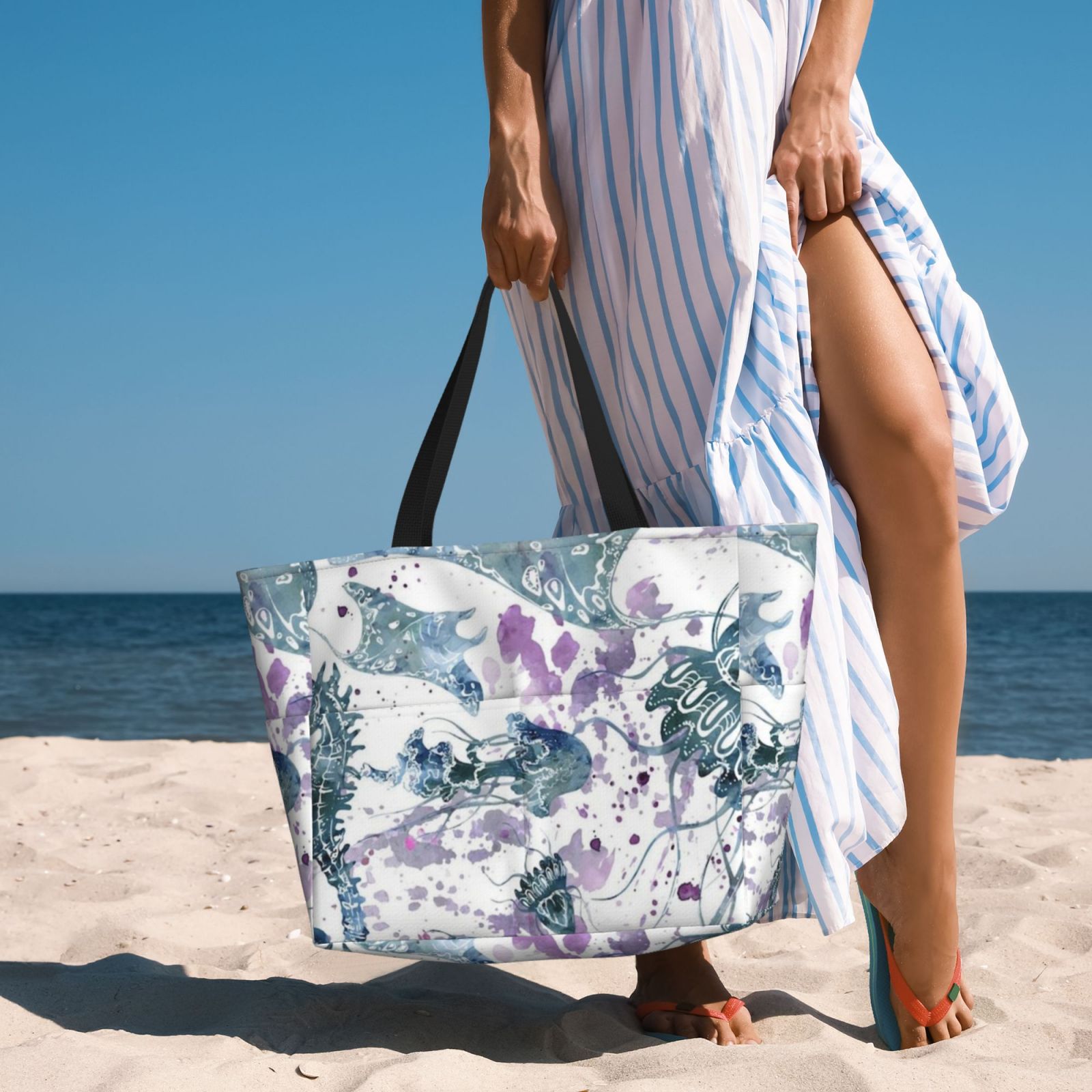 Large capacity beach travel bag