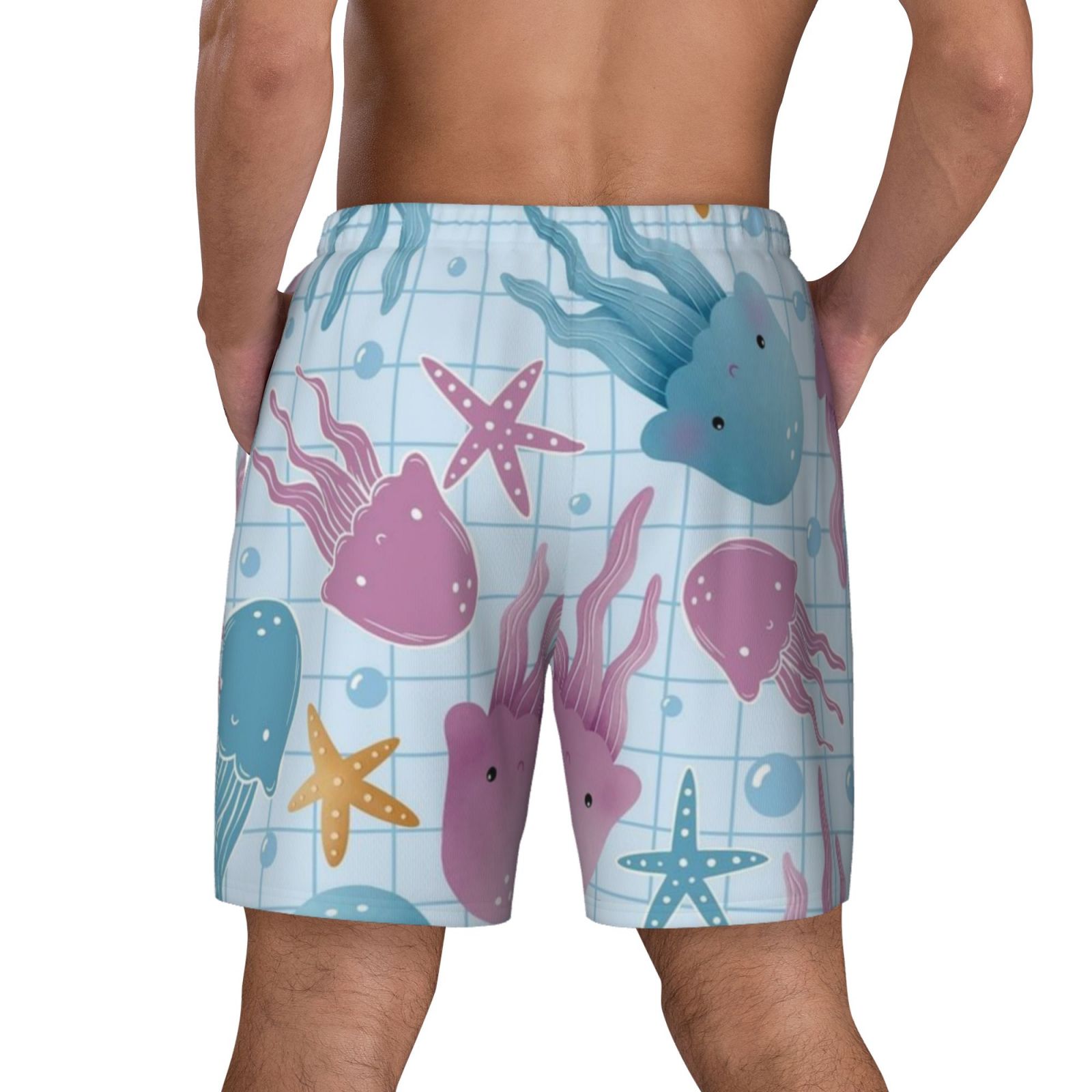 Men's Double Layer Swim Trunks
