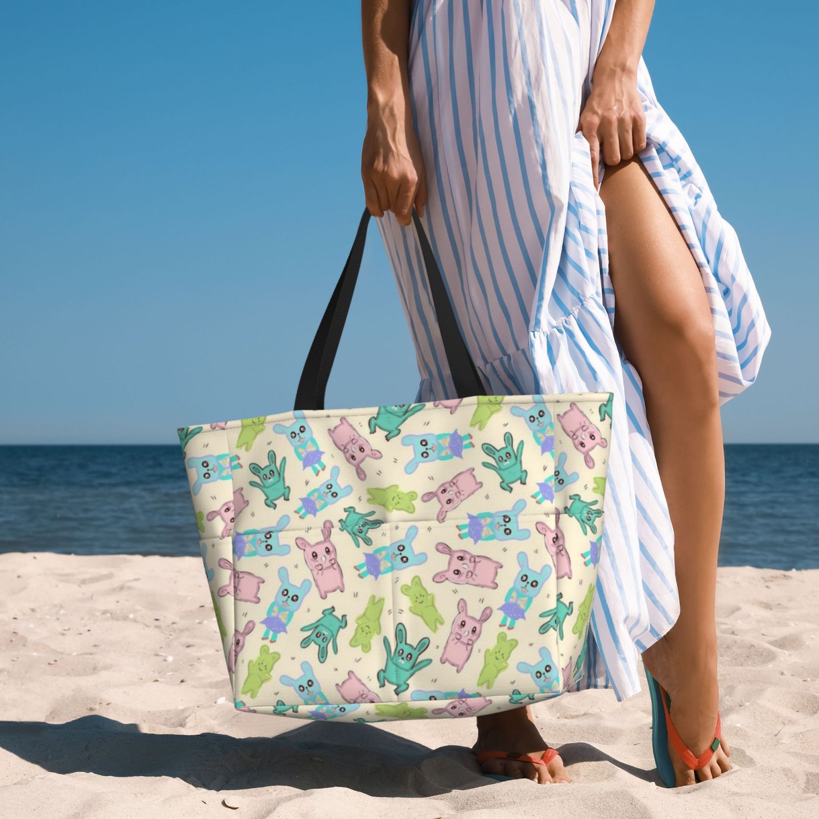 Large capacity beach travel bag