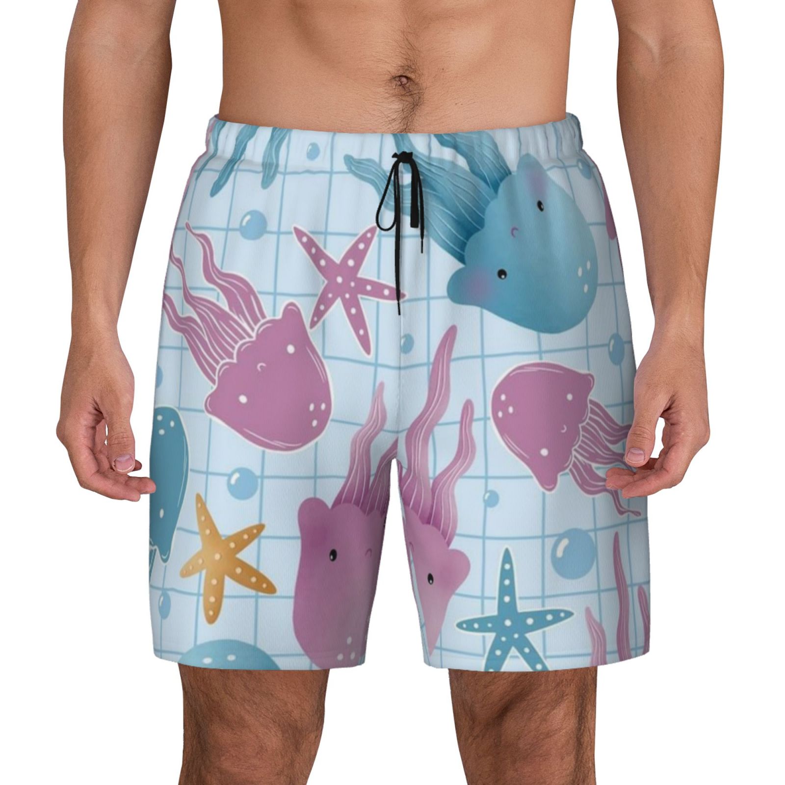 Men's Double Layer Swim Trunks