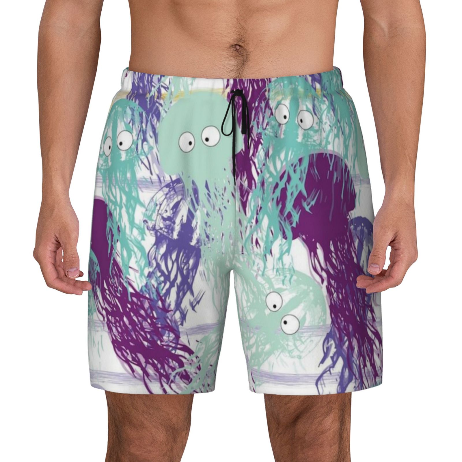 Men's Double Layer Swim Trunks