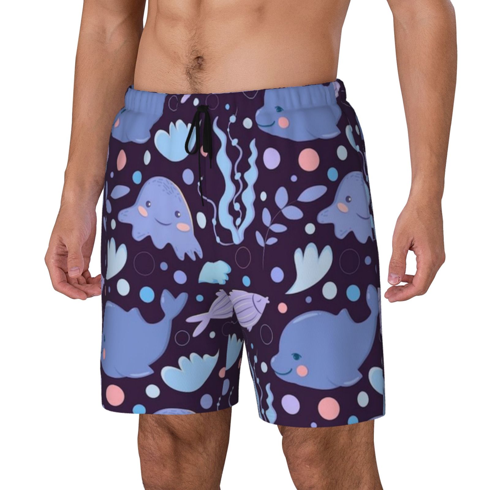 Men's Double Layer Swim Trunks