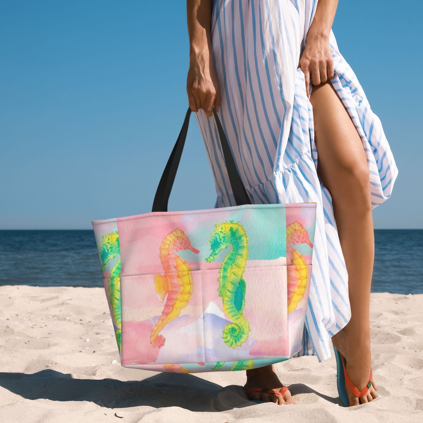 Large capacity beach travel bag