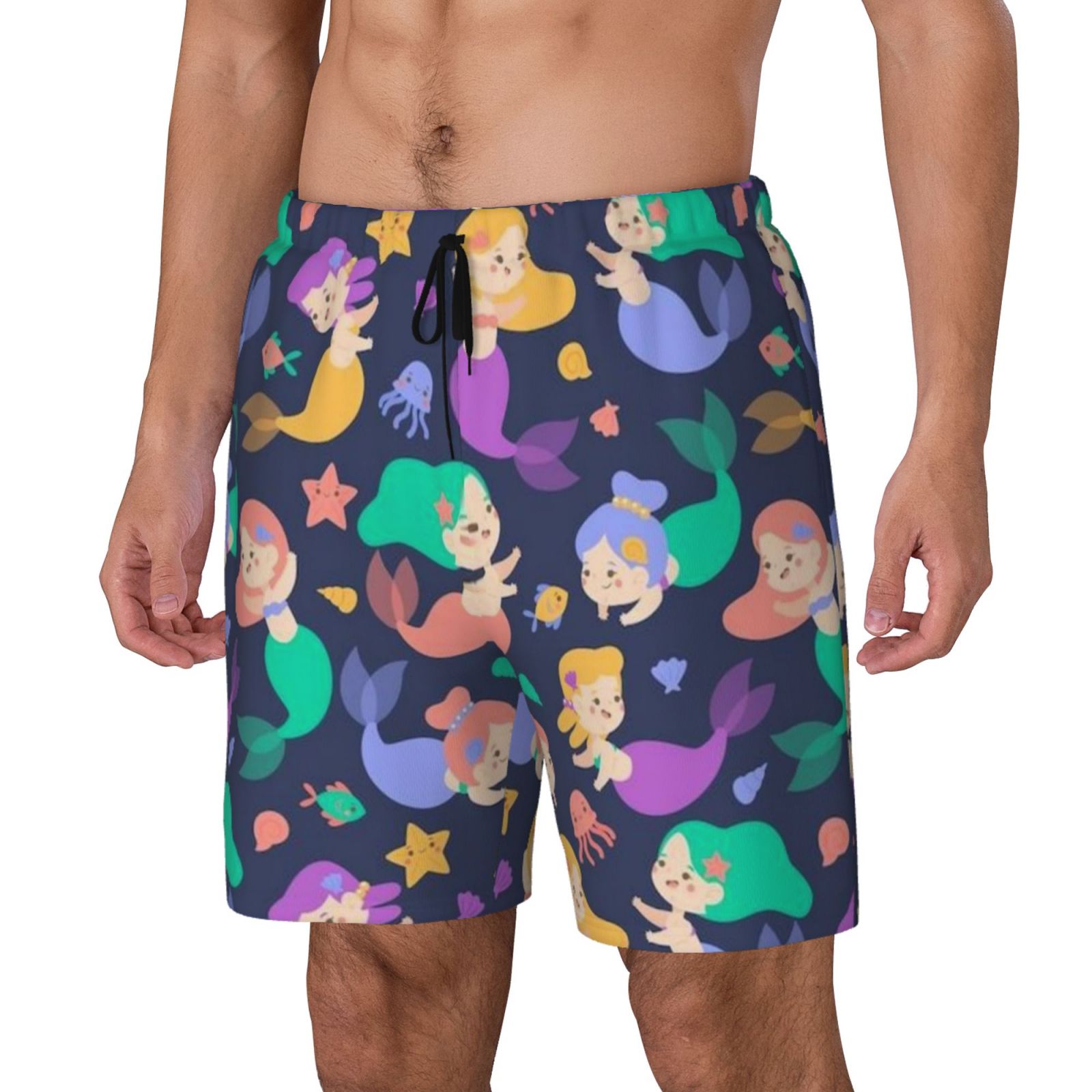 Men's Double Layer Swim Trunks