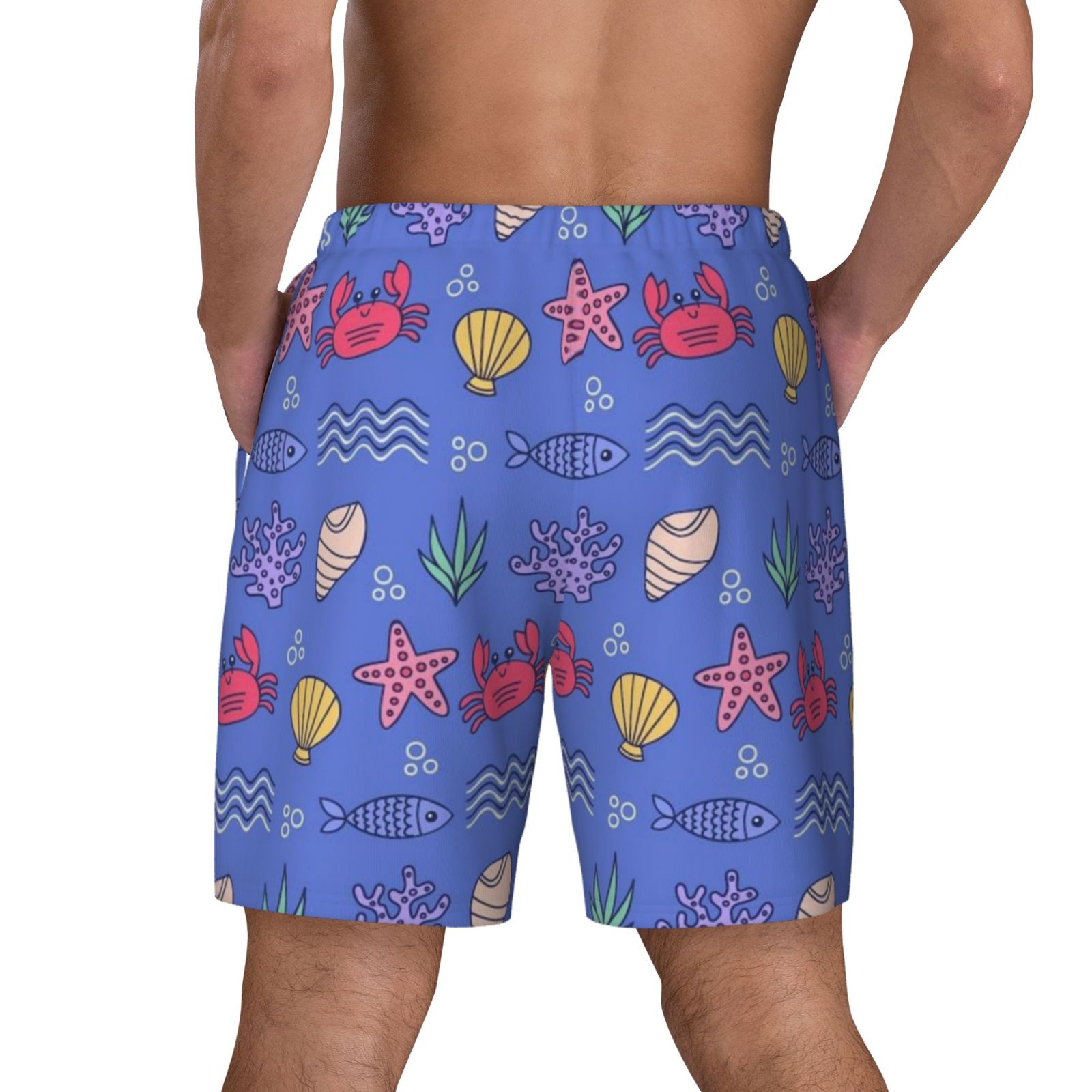 Men's Double Layer Swim Trunks