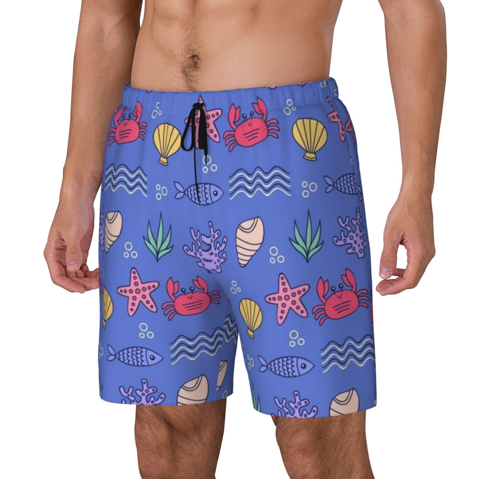 Men's Double Layer Swim Trunks