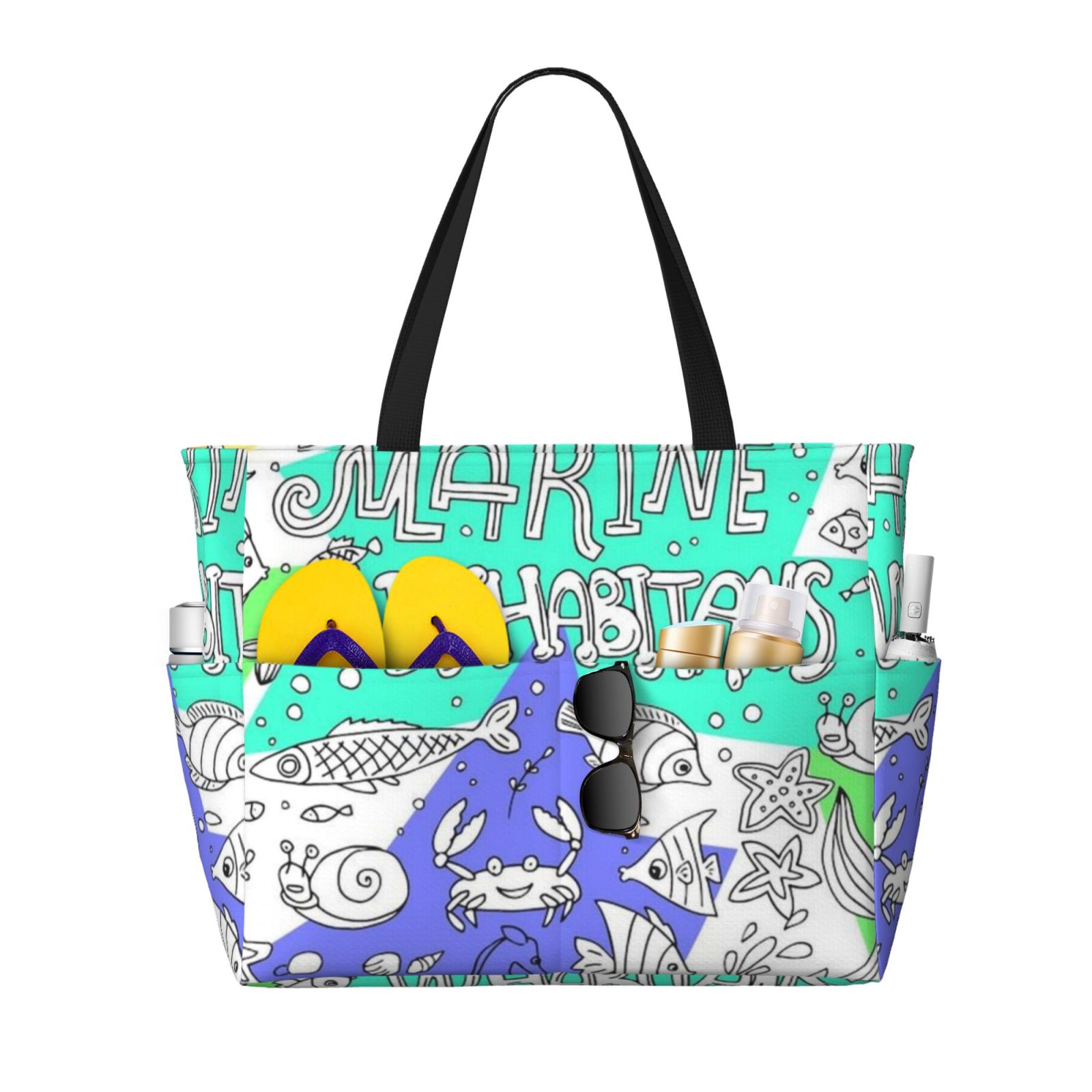 Large capacity beach travel bag