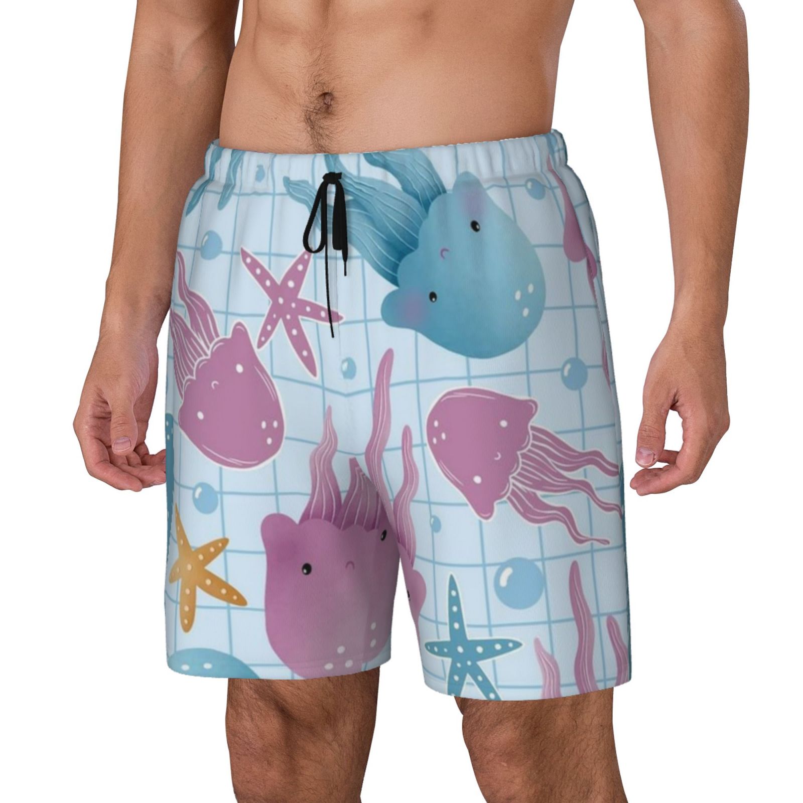 Men's Double Layer Swim Trunks