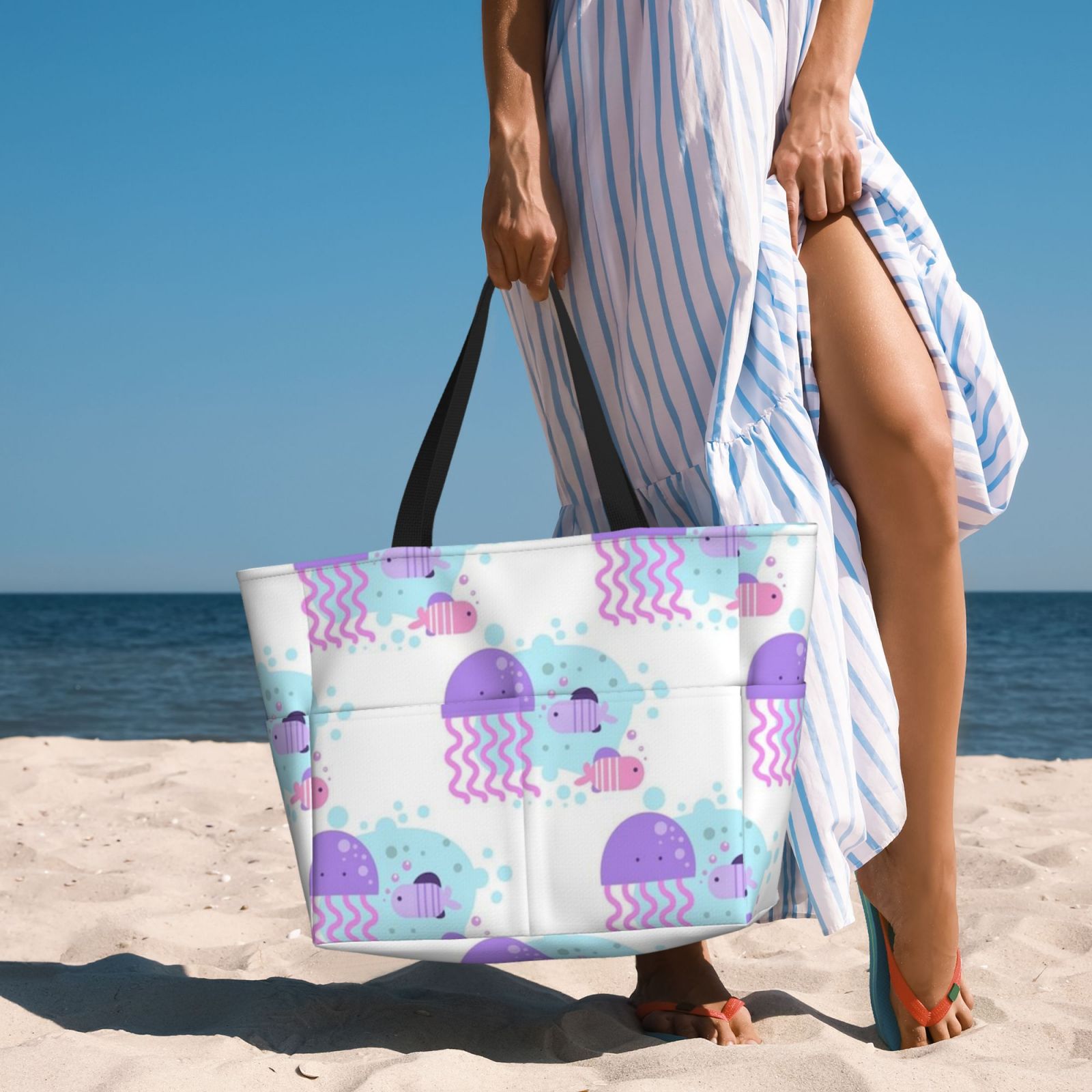 Large capacity beach travel bag