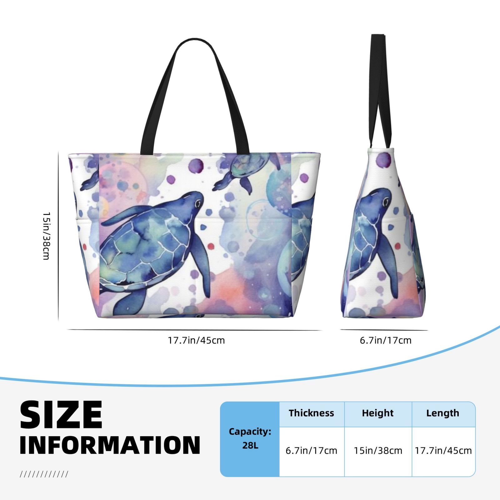 Large capacity beach travel bag