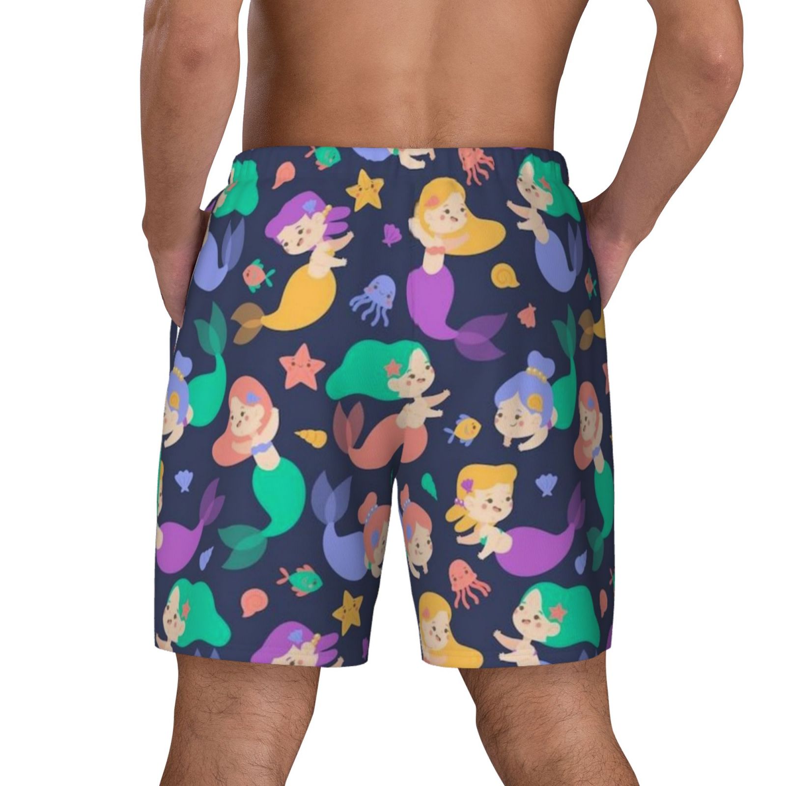 Men's Double Layer Swim Trunks