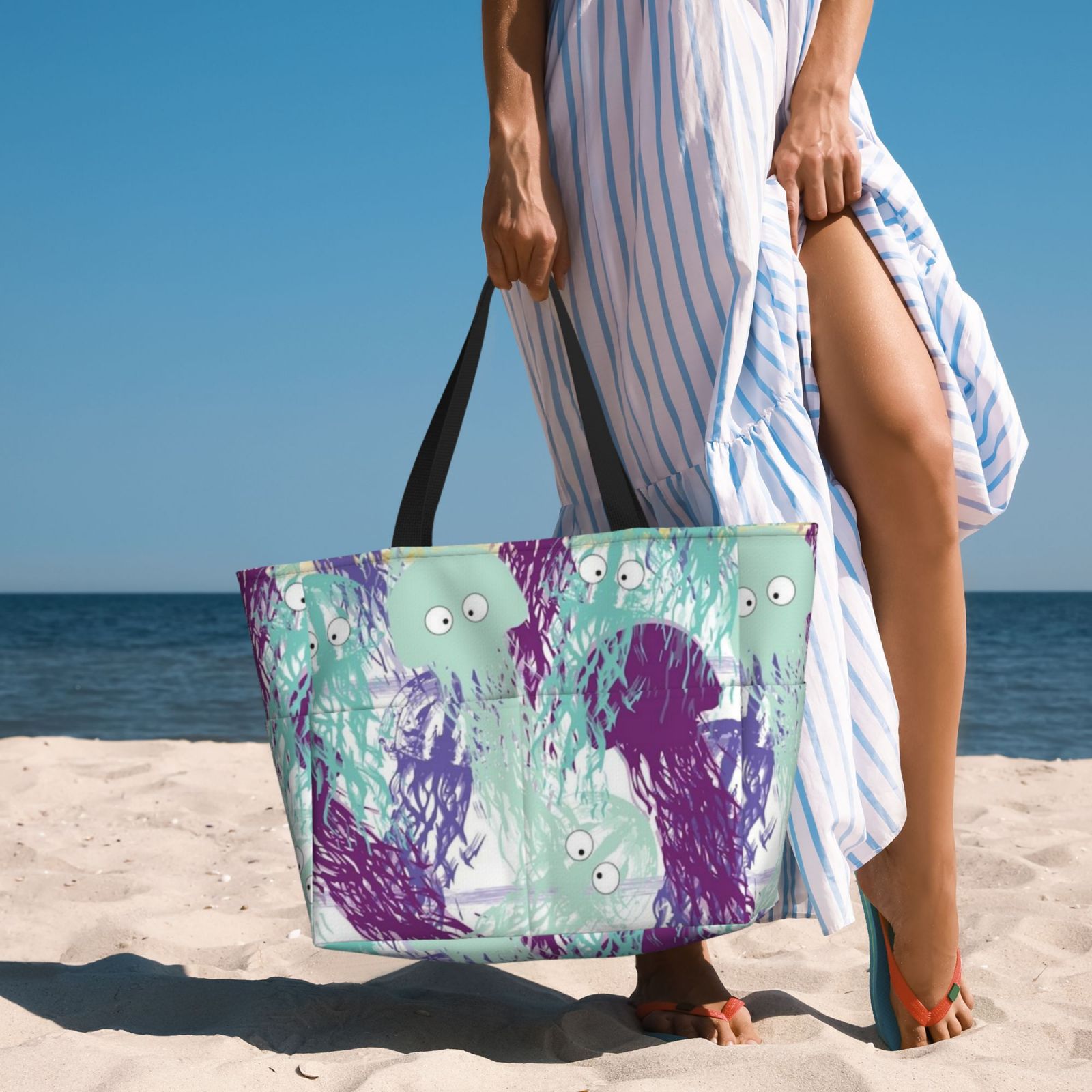 Large capacity beach travel bag