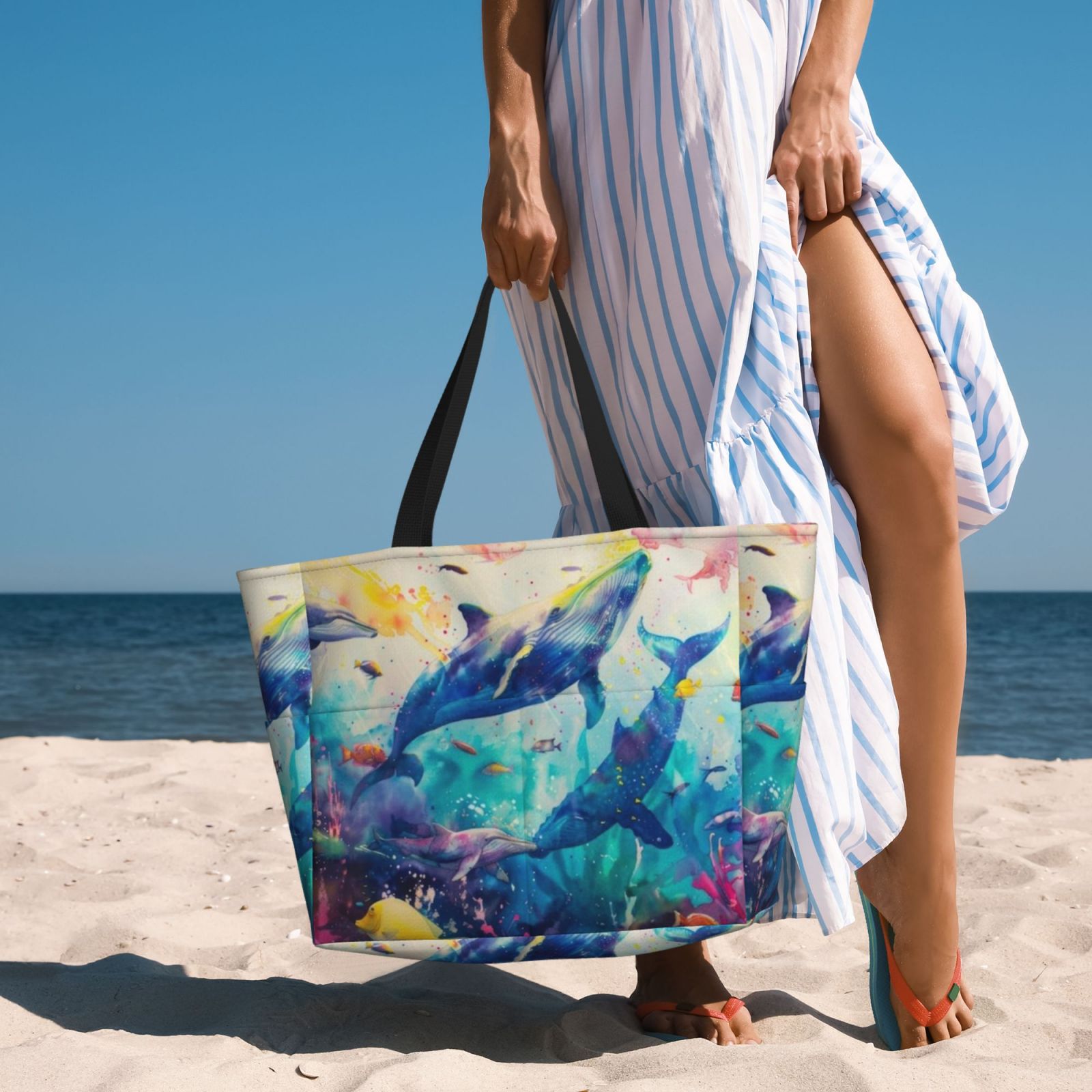 Large capacity beach travel bag