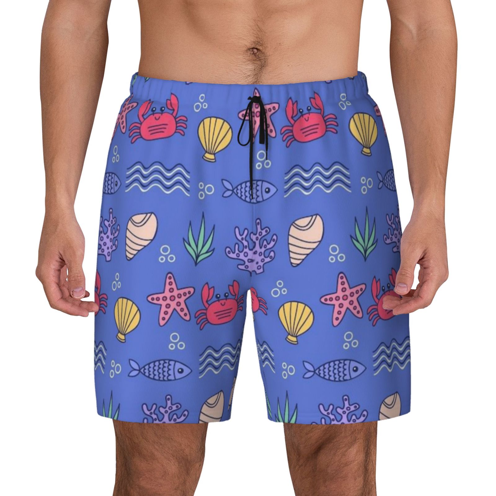 Men's Double Layer Swim Trunks