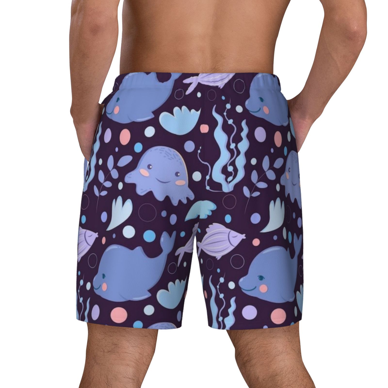 Men's Double Layer Swim Trunks