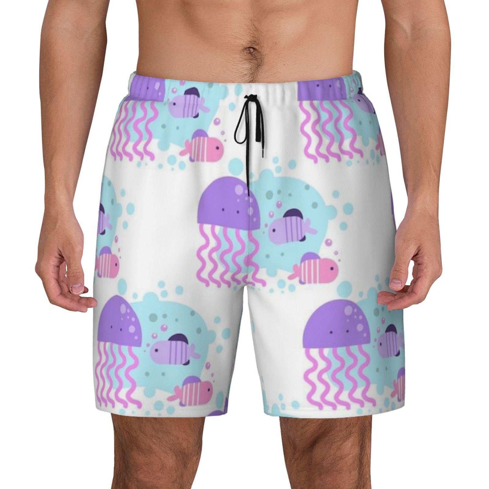 Men's Double Layer Swim Trunks