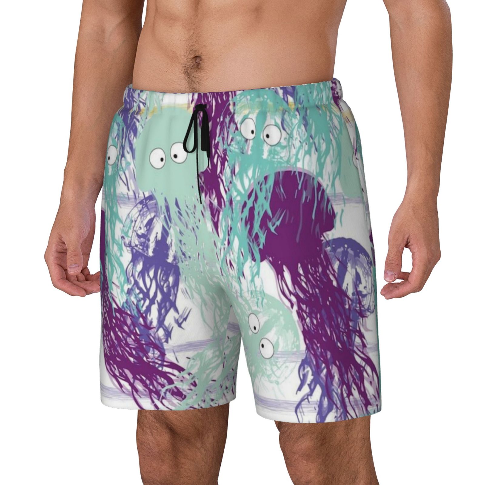 Men's Double Layer Swim Trunks
