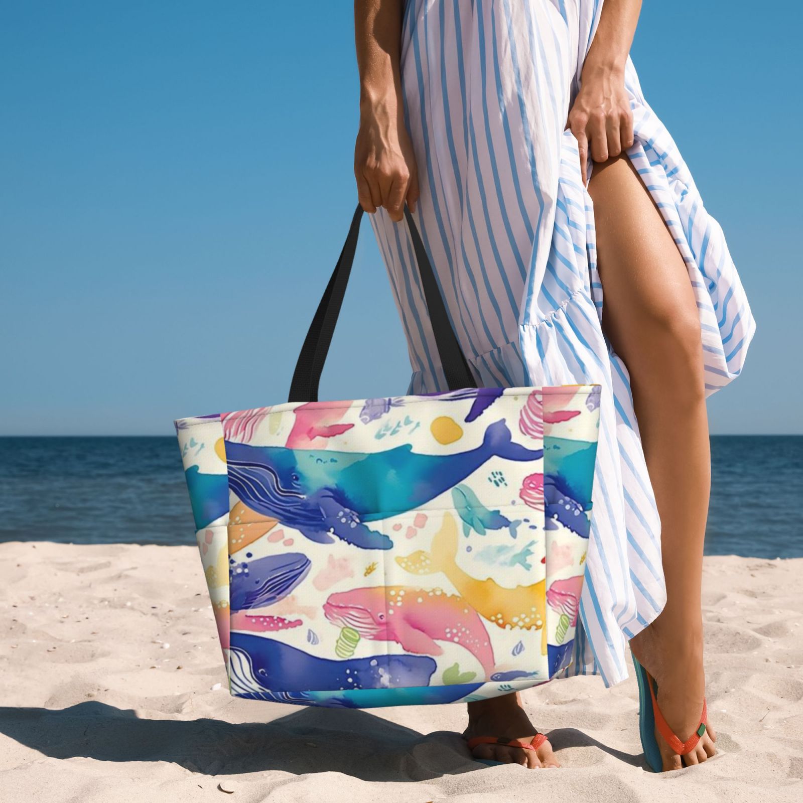 Large capacity beach travel bag