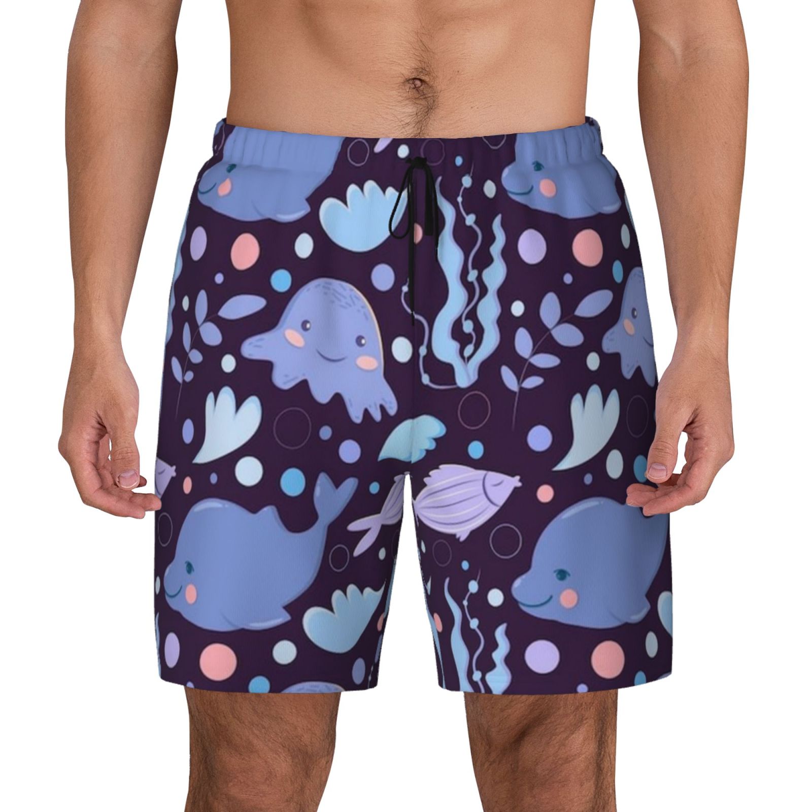 Men's Double Layer Swim Trunks